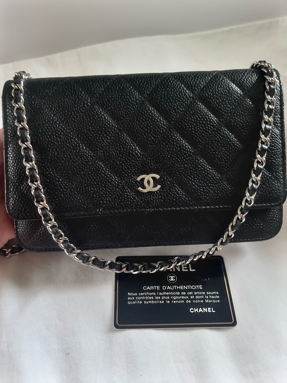 Chanel Classic Caviar WOC Crossbody